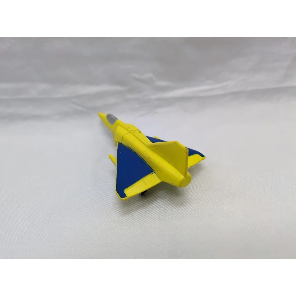 Yellow And Blue Military Fighter Diecast Plane 3